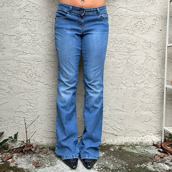 Y2k Lei Flare Jeans - Picture 1 of 10